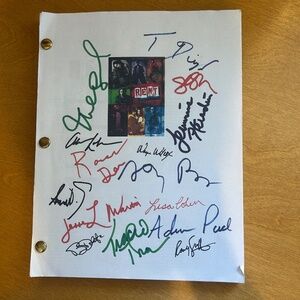 RENT Signed Movie Script (not live ink; possibly scanned from the original)